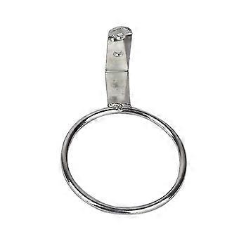 Support de sèche-cheveux, 1 support de sèche-cheveux, organisateur mural en acier inoxydable (argent 14 * 10 * 6 cm)
