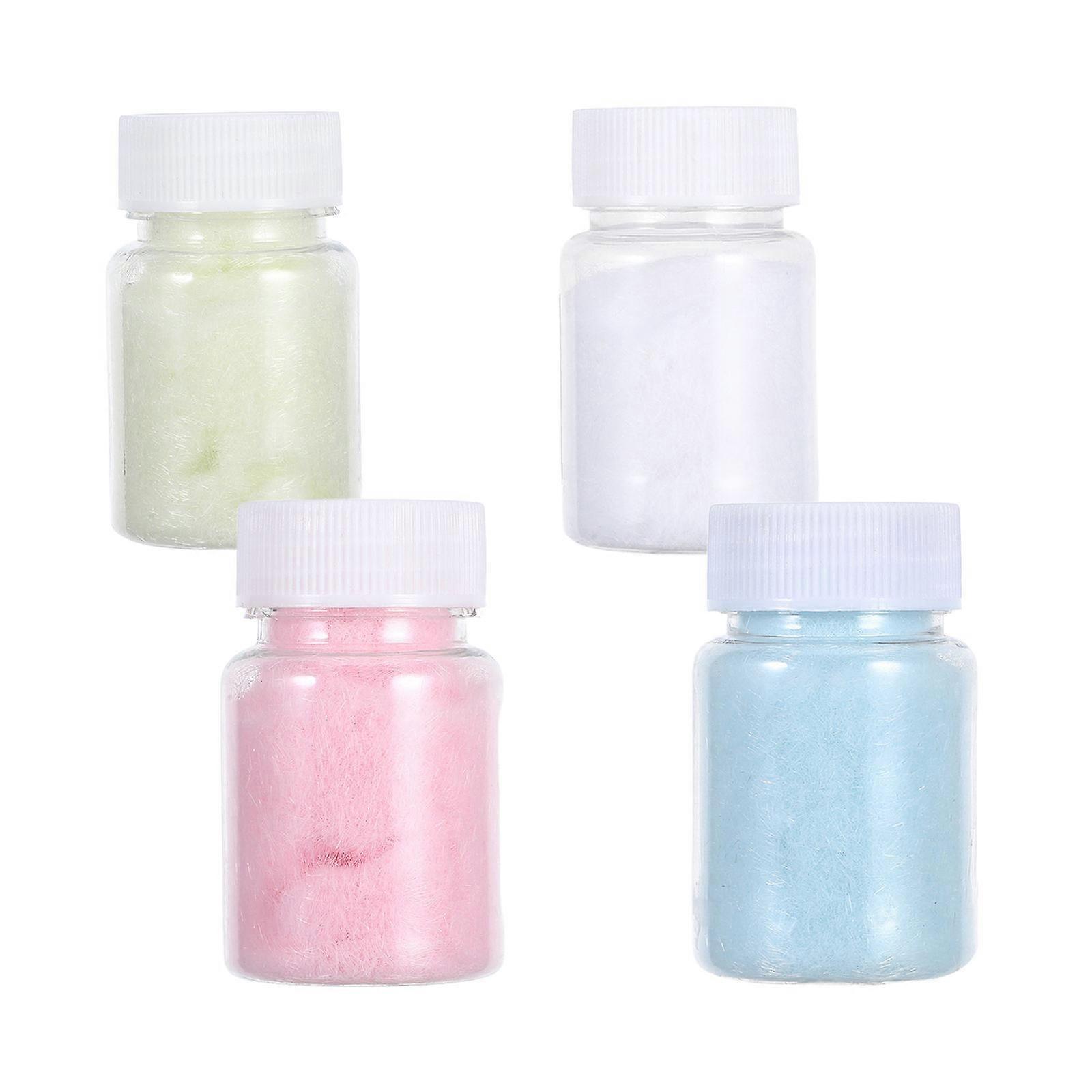 Family Activities Flocking Powder For School Projects Crafts Enthusiasts 3mm Plush Powder Four Bottles