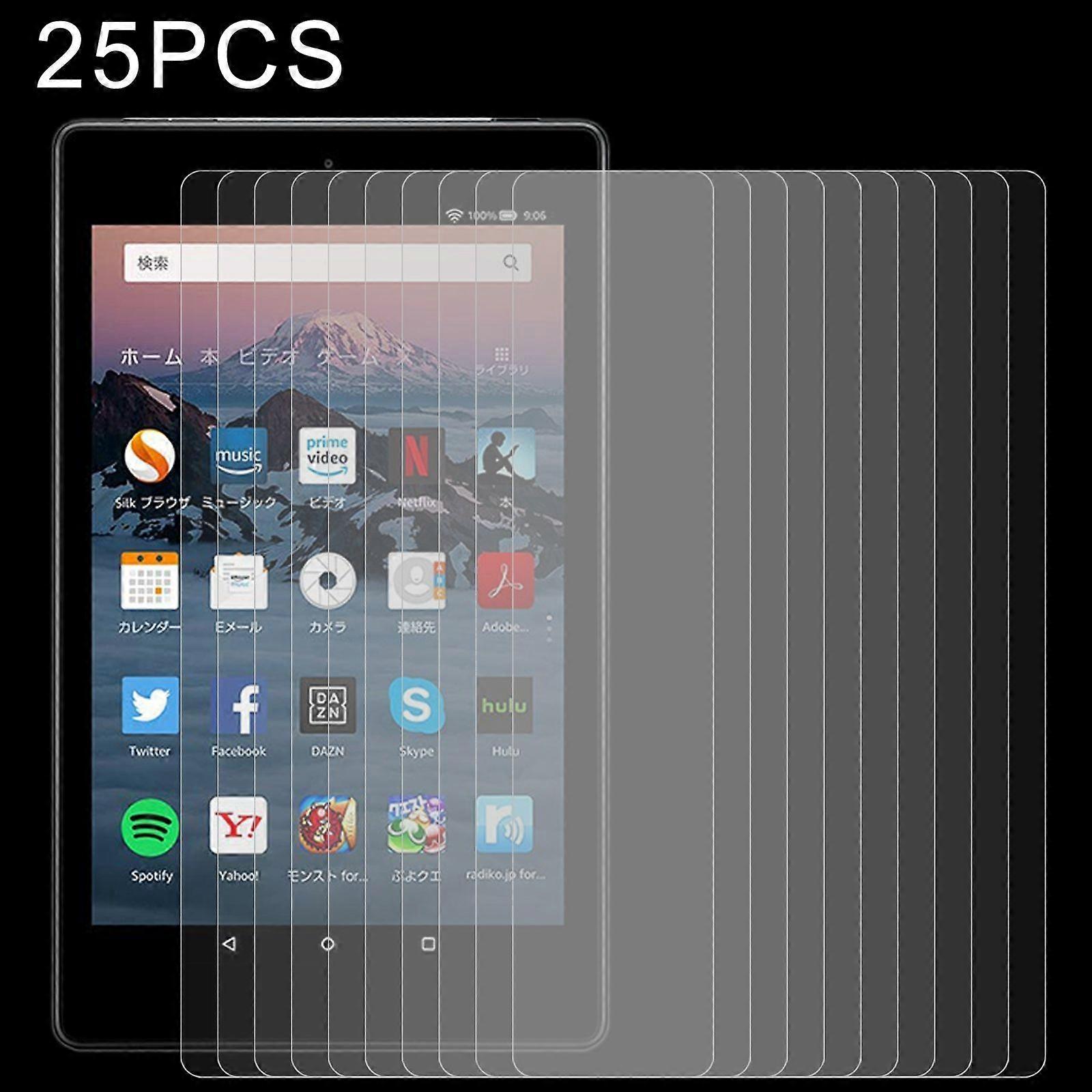25 PCS γυάλινη ταινία για το Amazon Kindle Fire HD 8 2018 για το Amazon Kindle Fire HD 8 2018 (25 PCS)