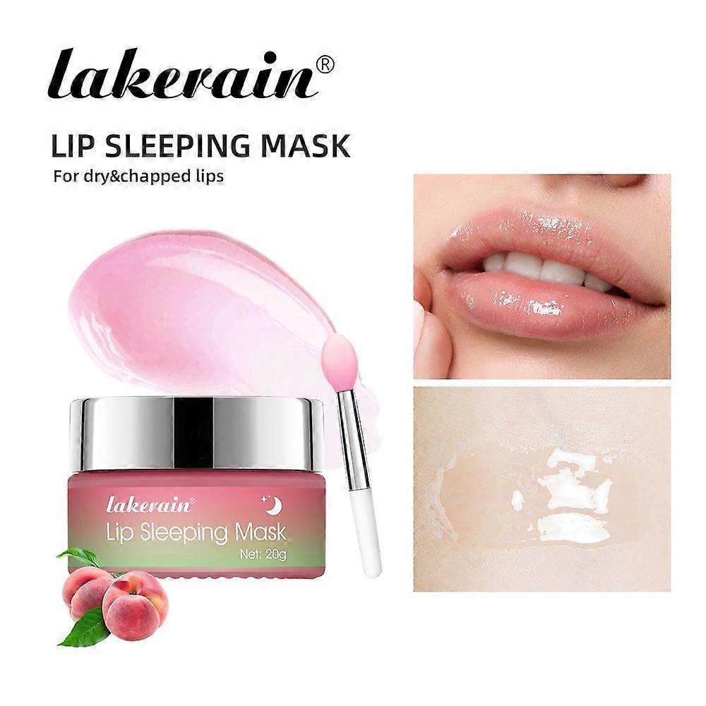 Lip Mask - Lip Sleeping Mask - Lip Sleep Mask Overnight Lip Skincare Lip Oils - Lip Moisturiser for Dry Σκασμένο Peeling Σκασμένα χείλη Ξεθωριάζει τις γραμμές των χειλιών 2