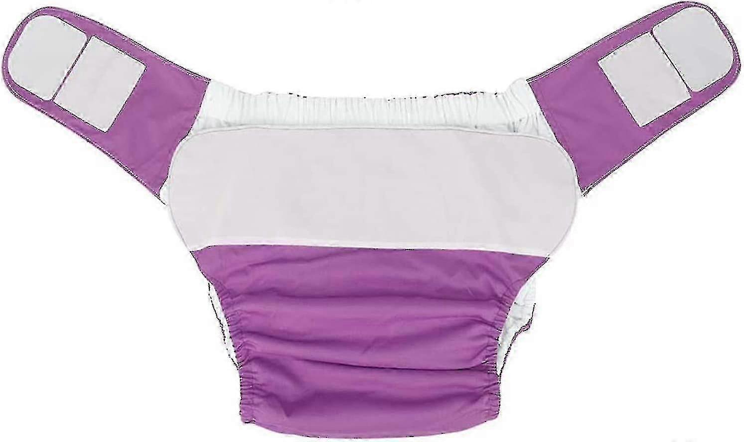 Stoffwindeln für Erwachsene, Schwimmwindeln für Erwachsene, wasserdicht, waschbar, wiederverwendbar, Stoffwindeln für Erwachsene und ältere Menschen, Taschenwindeln für Erwachsene (Windel, Kaffeefarbe)