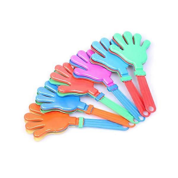 Hand Clapping Noise Makers 12-Pack - 11 inch Assorted Plastic