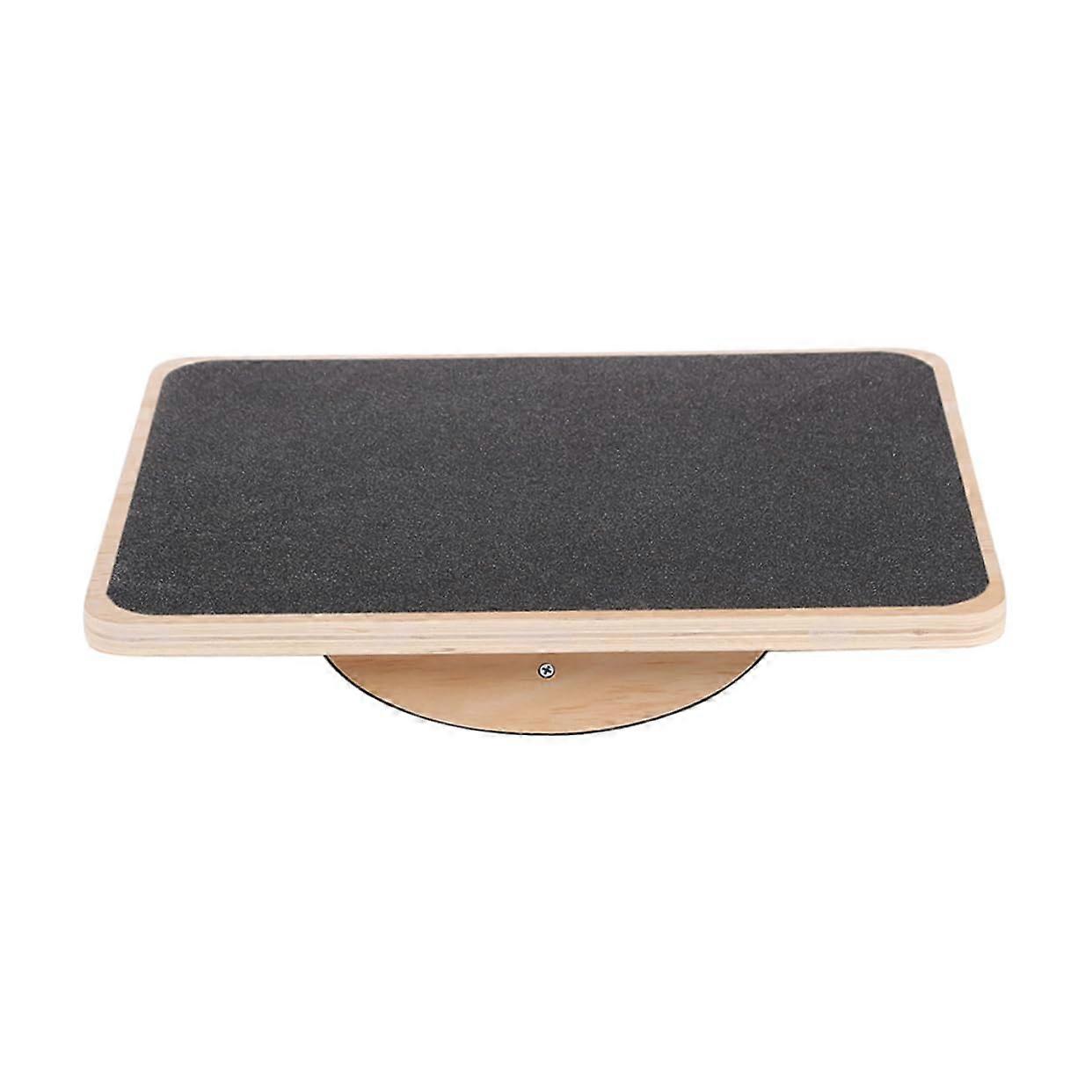 Balance Board, Slanted Abdominal Exercise Board, Plank Flutter Wobble Board for Home, NonSlip Standing Platform, Balance Training Equipment, Bambus