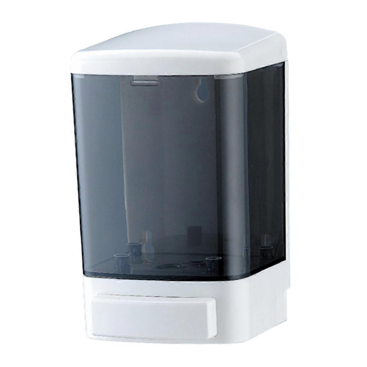 Manual WallMounted Soap Dispenser Made of Plastic, Refillable and Durable for Bathroom and Kitchen, Easy to Install and Use