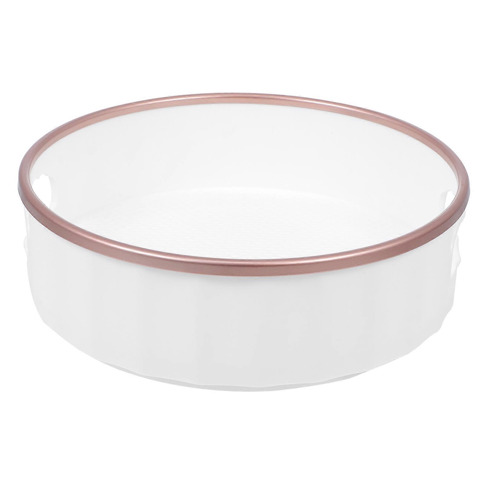 Kitchen Multifunctional Rotating Shelf Condiment Container 22.8X22.8CM ABS Revolving Design 1Pcs