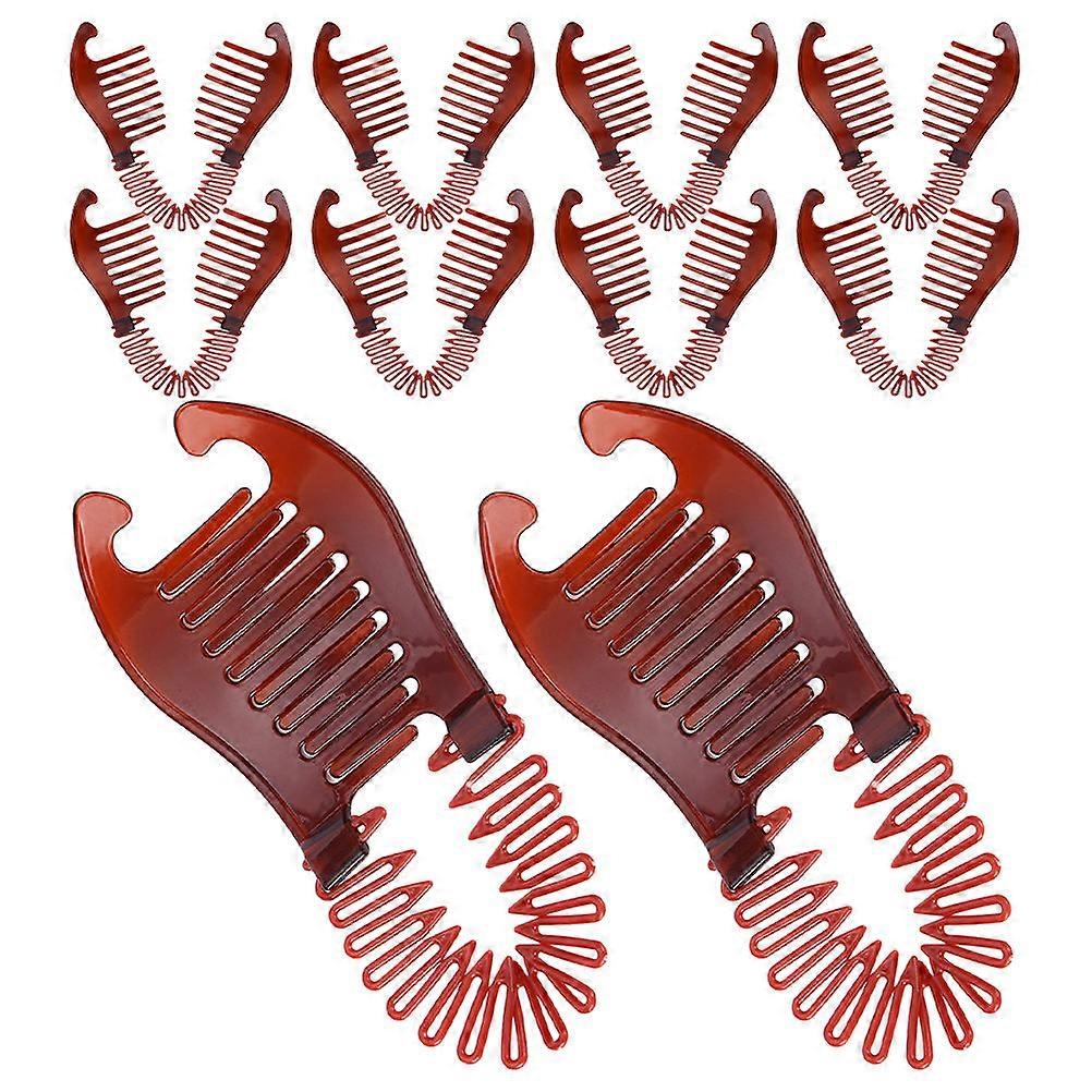 Here's a polished and professional product description for your **10pcs Retro Banana Hair Clips**:
### **10PCS Retro Banana Hair Clips for Women