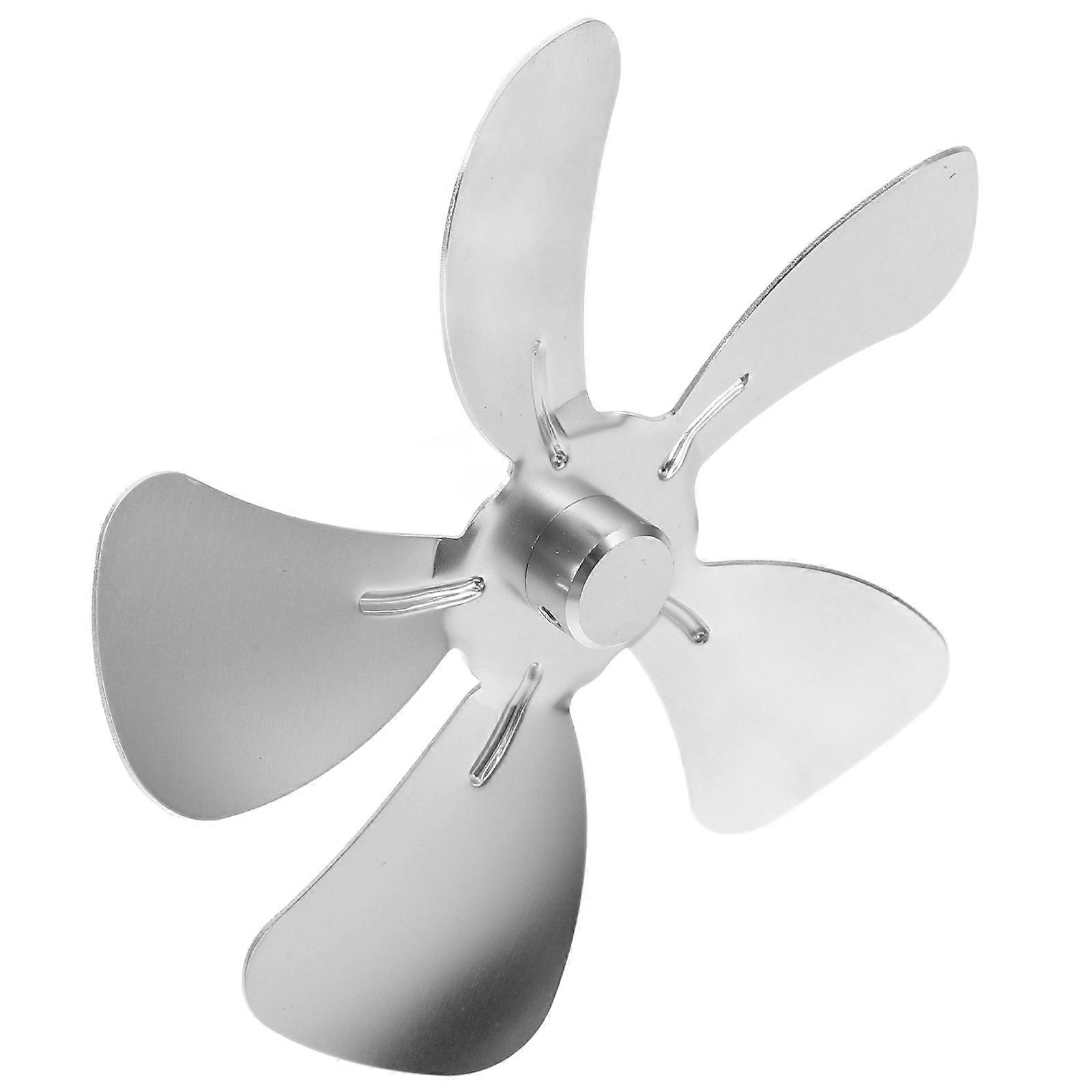 Fan Metal Fireplace Part Indoor Warmth Boost Diameter 125MM Aluminum Alloy Home Use Cold Months 1Pack