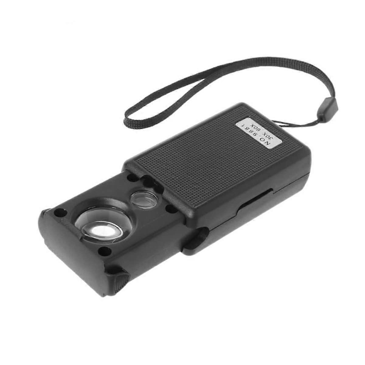 Microscope observation 30x 60x magnifier. LED portable magnifiermicroscope
