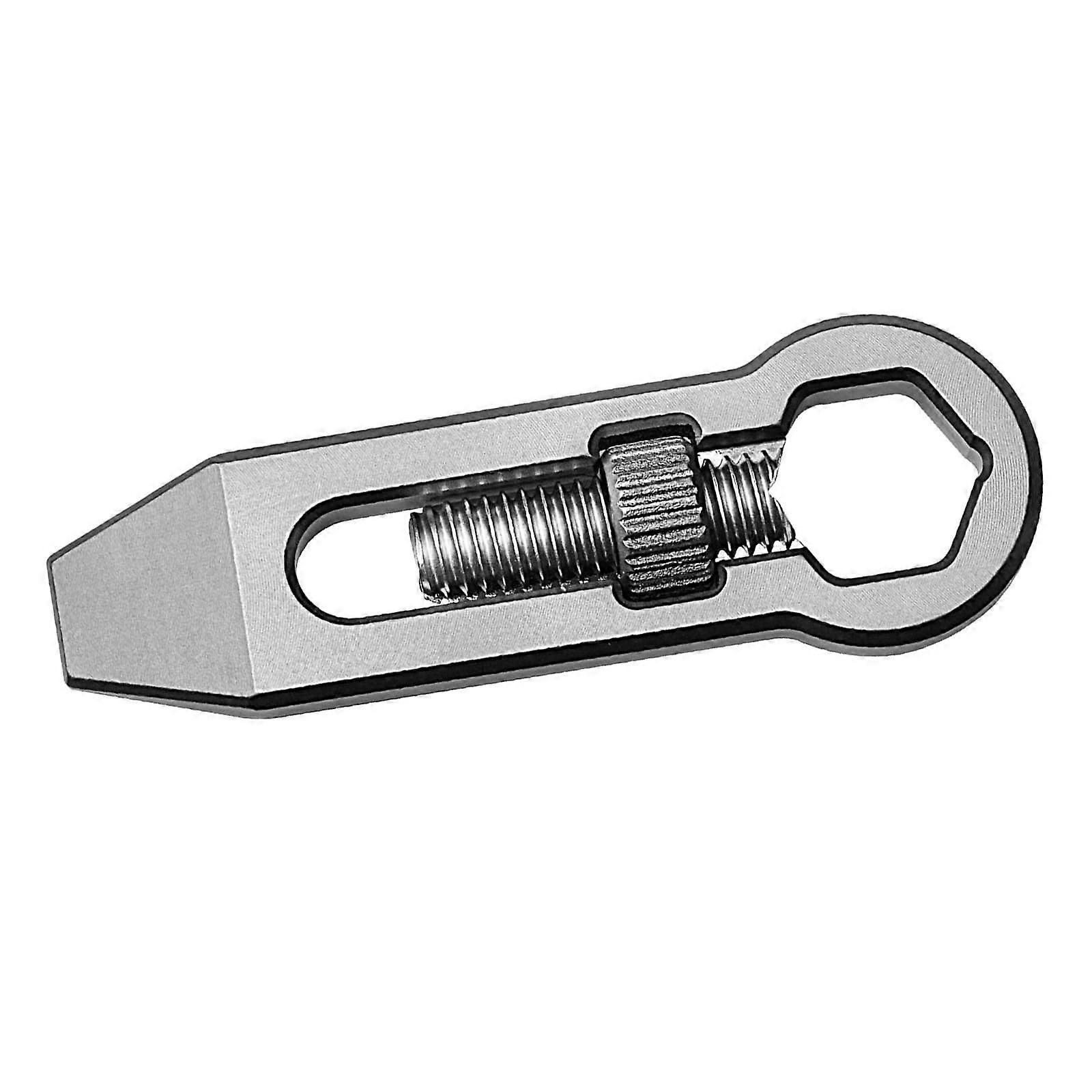 Mini pry bar, multifunctional, adjustable, wrench, crowbar combination, outdoor camping equipment for repairs