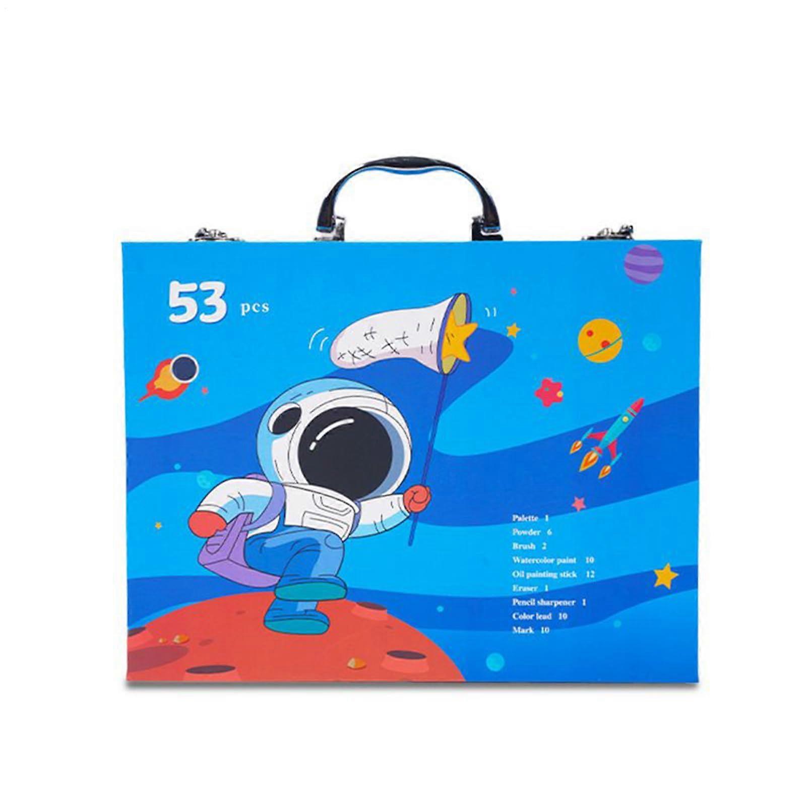 Kids Watercolor Painting Set All In One Art Materials For Family Projects And Creative Weekend Activities Blue