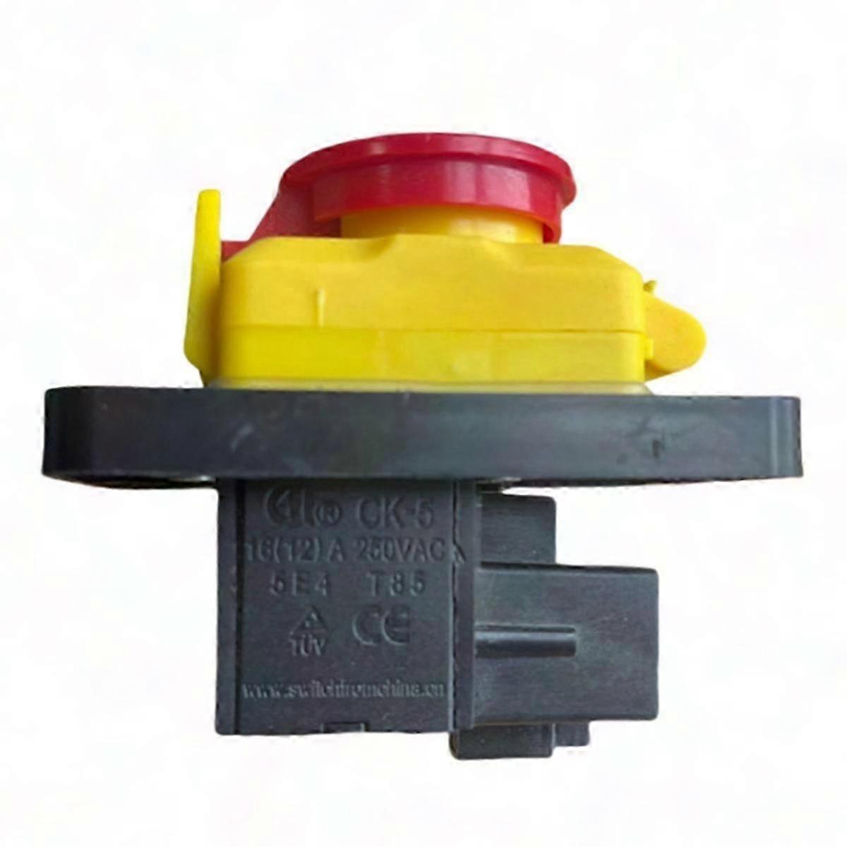 CK5 AC250V 4-Pin Start Stop Push Button Switch for Woodshop & Metalwork Machines