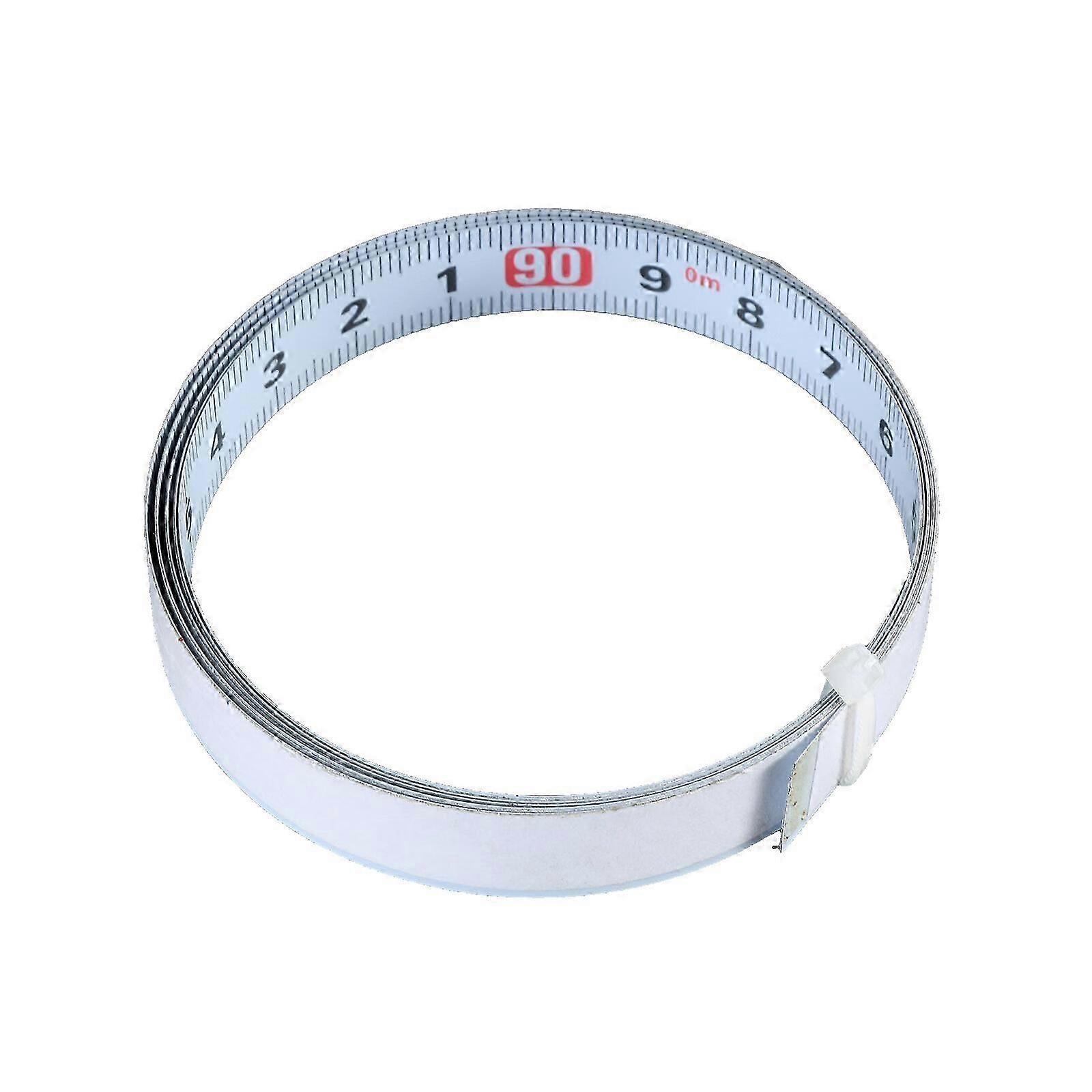 High visibilities Adhesive Measuring Tape Easy to Read Self Stick Measuring Tape Ruler with Clear Scale for Workbenches