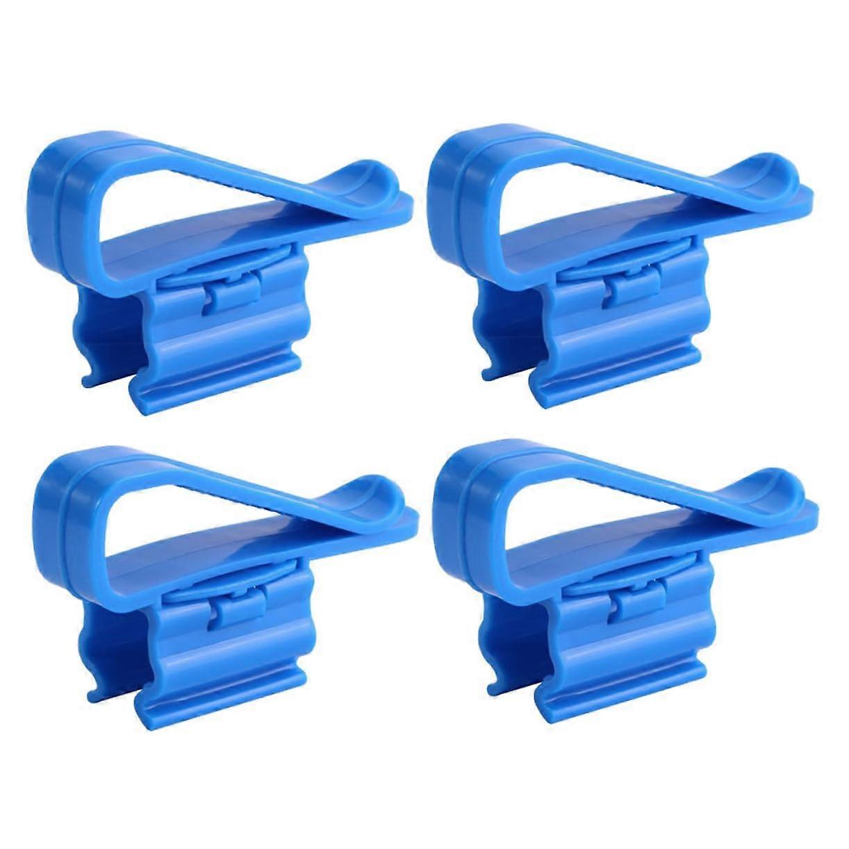 4Piece Aquarium Hose Clamp Set Sturdy Holders for Water Pipes Secure Hold for Hose Lines