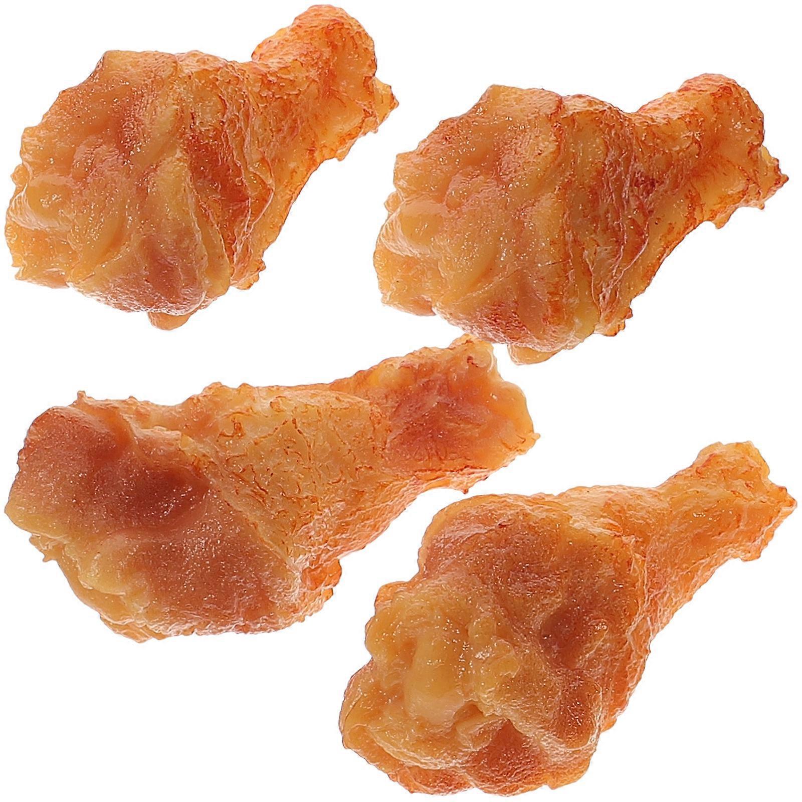 Lifelike Fake Meat Model 4Pcs Decoration Teaching Tool Perfect For Educators And Photo Props With Realistic Design And PVC Material