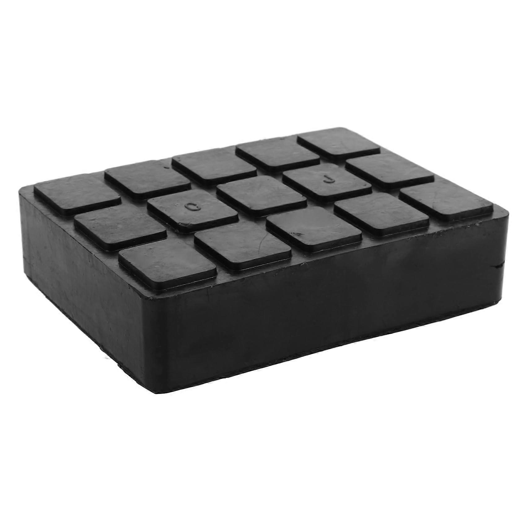 Car Lifting Platform Block Rubber Jack Pad for Trailers, Heavy-Duty Floor Jack Adapter, Durable Rubber Pad Compatibility