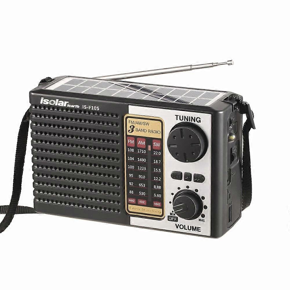 Isolariearth IS-F10S FM / AM / SW Radio with Flashlight