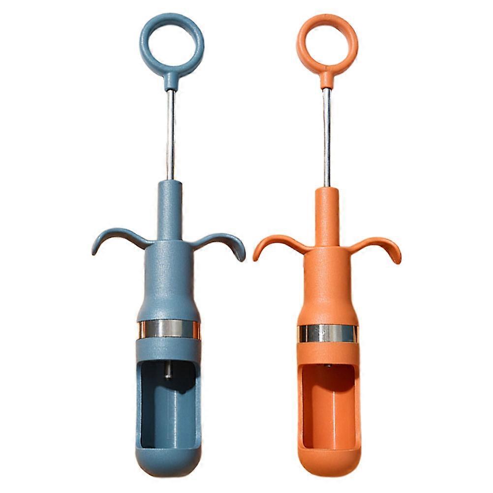 Stainless Steel Fruit Core Remover Jujube Corer for Home Use 2Pcs