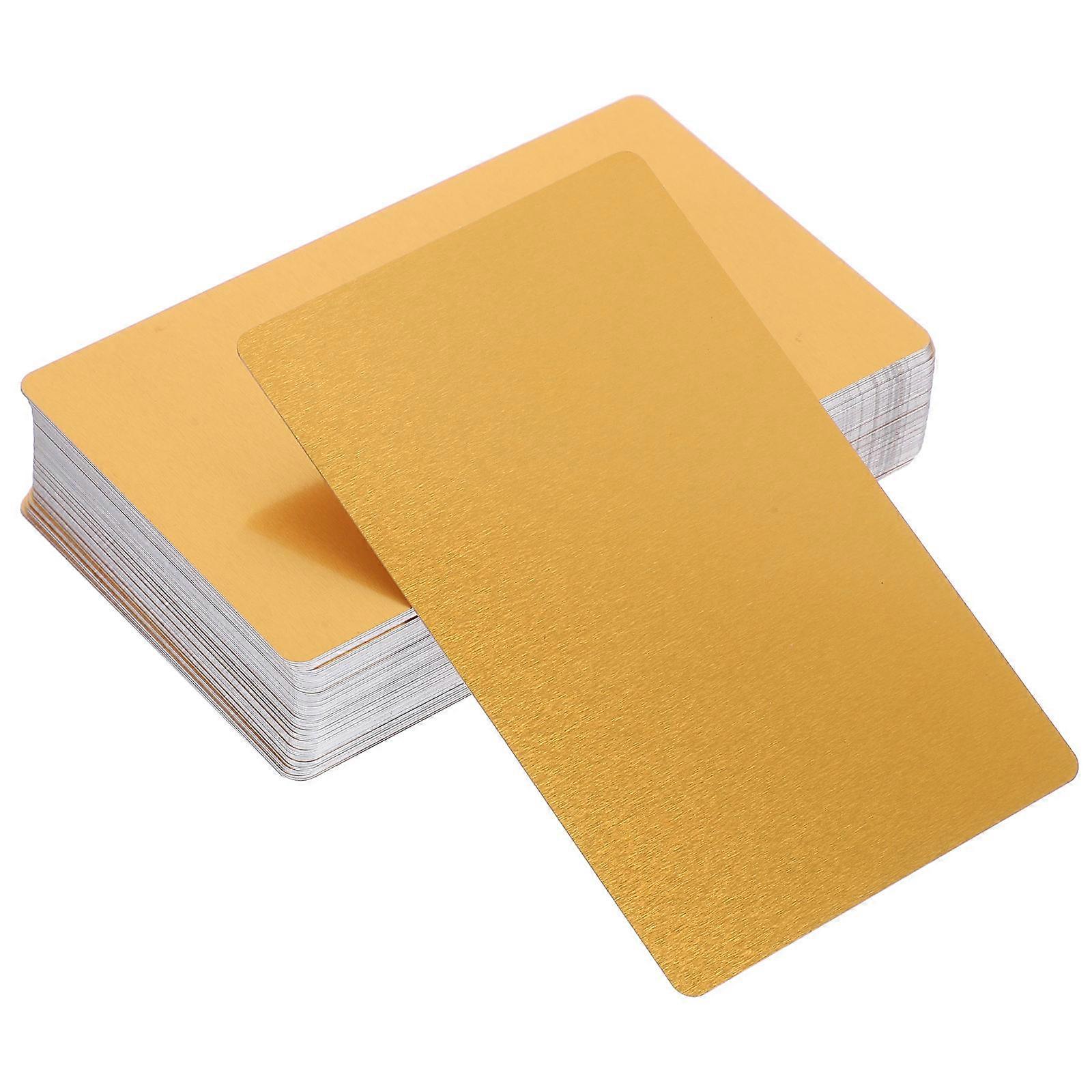 100pcs Thick Blank Business Cards for DIY Personalization – Professional Name Cards with Polished Finish and Delicate Workmanship