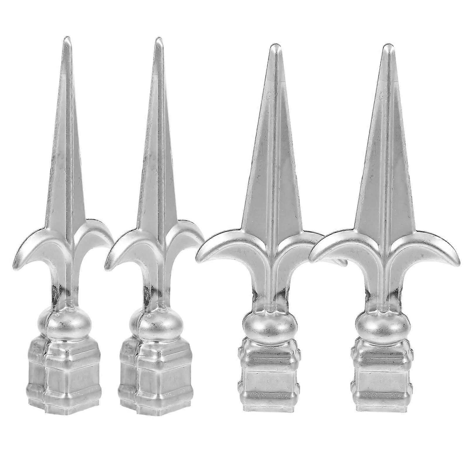 4pcs Heavy Duty Fence Finials Post Caps for Outdoor Fences, Decks & Railings – Stylish Design for Security & Aesthetic Appeal