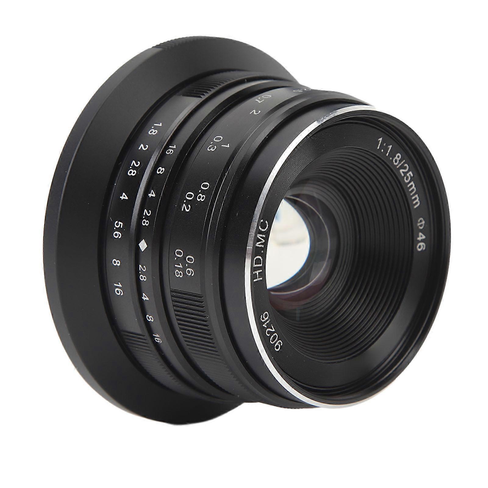 25mm F1.8 Lens Manual Focus APS C Half Frame 25mm F1.8 Large Aperture Prime Lens for Z Mount Camera for Z6 Z7 Z50