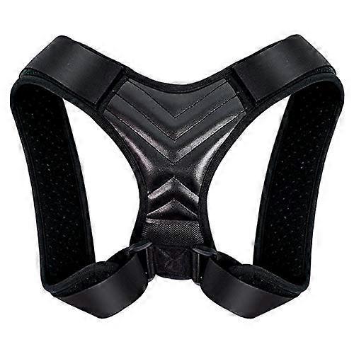 Posture Correction Back Support Shoulder Waist Support Belt (Black)