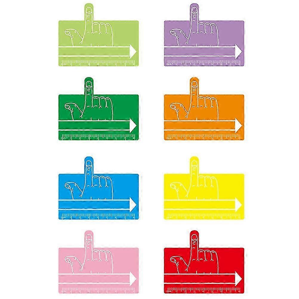 2025 8Pcs Finger Focus Reading Pad Enfants Lecture Signet Enfants Outil de Lecture Enfants Lecture Focus Outil