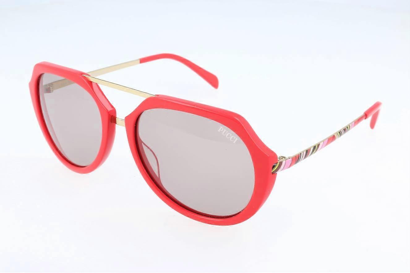 Sunglasses Pucci EP0032 66E SHINY RED 56/17/135 WOMAN