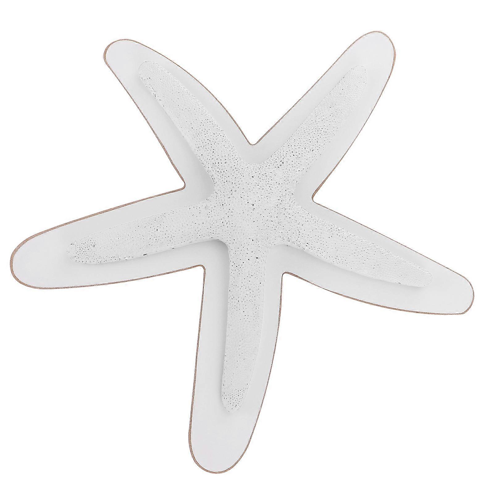 Décoration étoile de mer en résine blanche, objet de décoration polyvalent pour la maison avec pendentif étoile délicat
