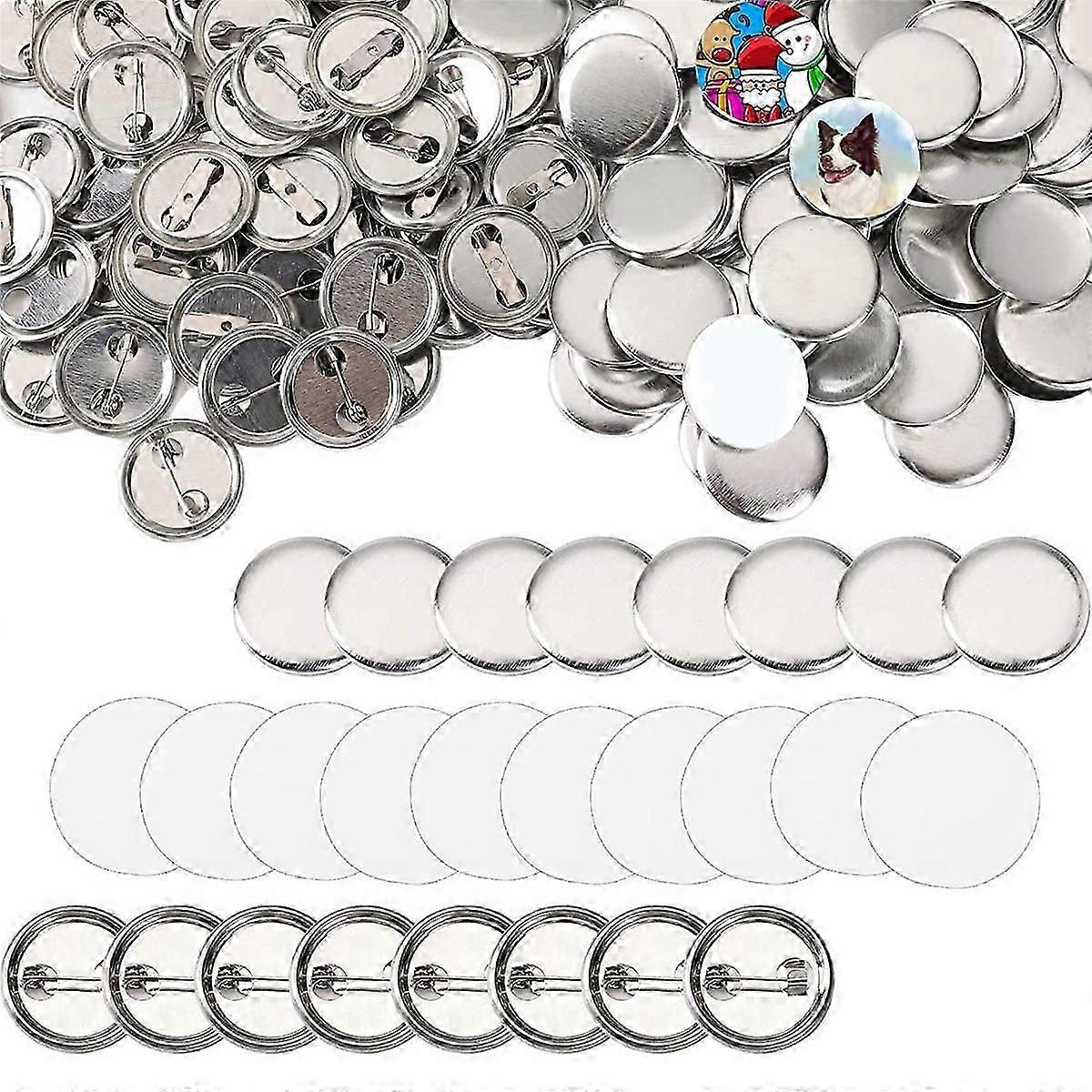 600 stk Blank knapp Making Rekvisita for Button Making Machine