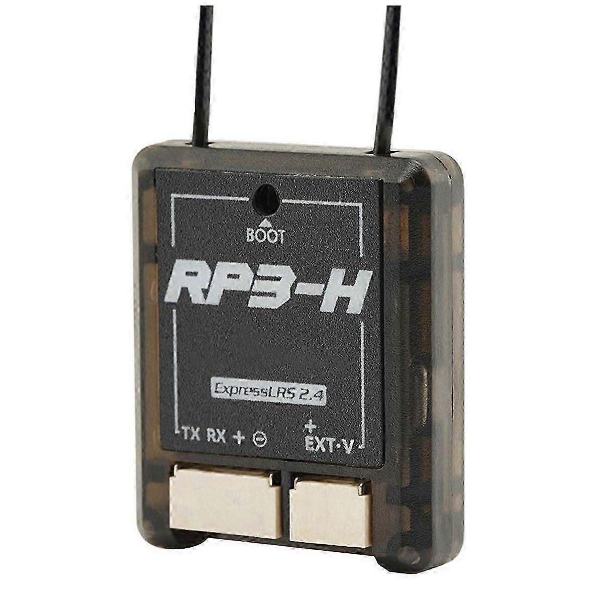 RP3-H ExpressLRS ELRS 2.4GHz Nano Receiver Dual Antenna Built-in TCXO for Heli Flight Controller