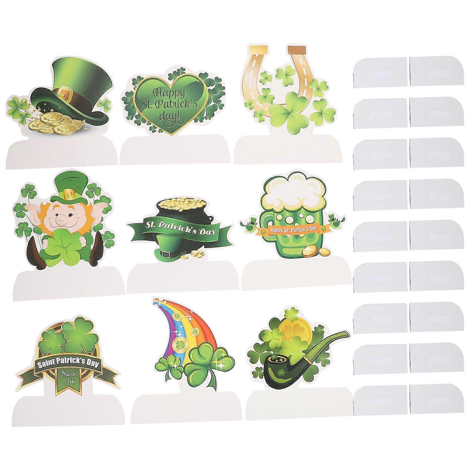 Patrick's Day Honeycomb Centerpiece Decoration Festive Style Desktop Decor Green Color