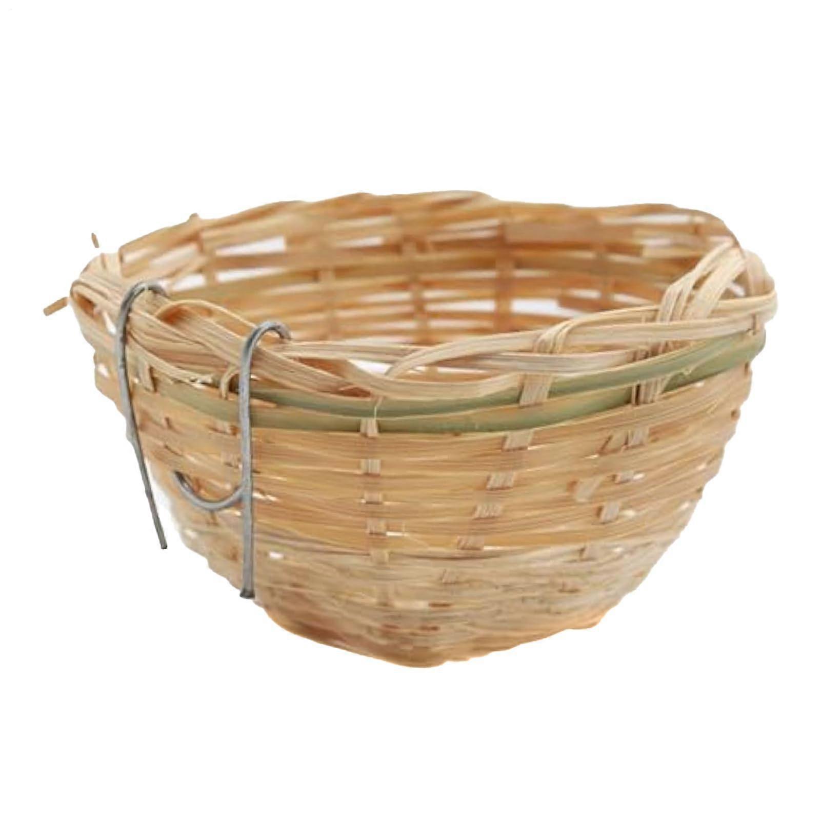 Budgie Nest Natural Handwoven Finch Nest Terrace Garden Decoration for Breeding Sleeping Place Aviary Tree View Winter