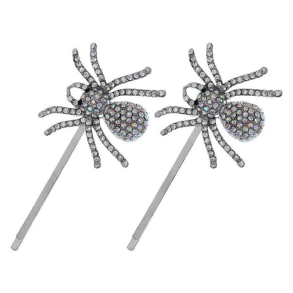 2pack glitter spider forcine cosplay accessori per donne e ragazze ottimo per eventi come feste di halloween in argento lucido