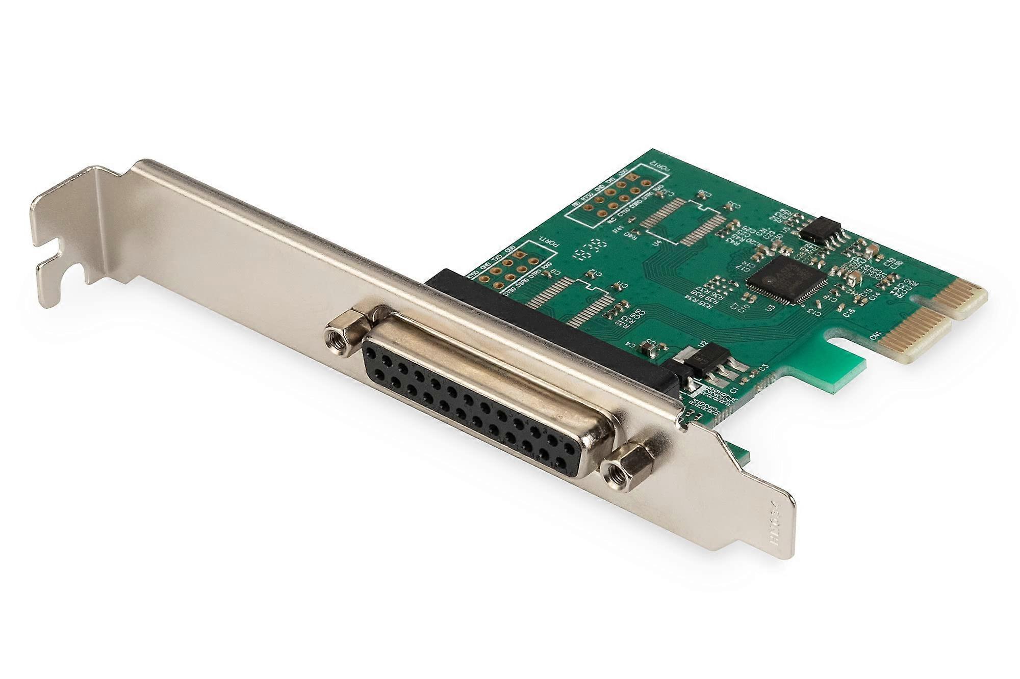 IO Card  PCIe  Parallel Interface Card  1Port DSUB25  Chipset AX99100 IO card  1x DSUB25 parallel PCIe