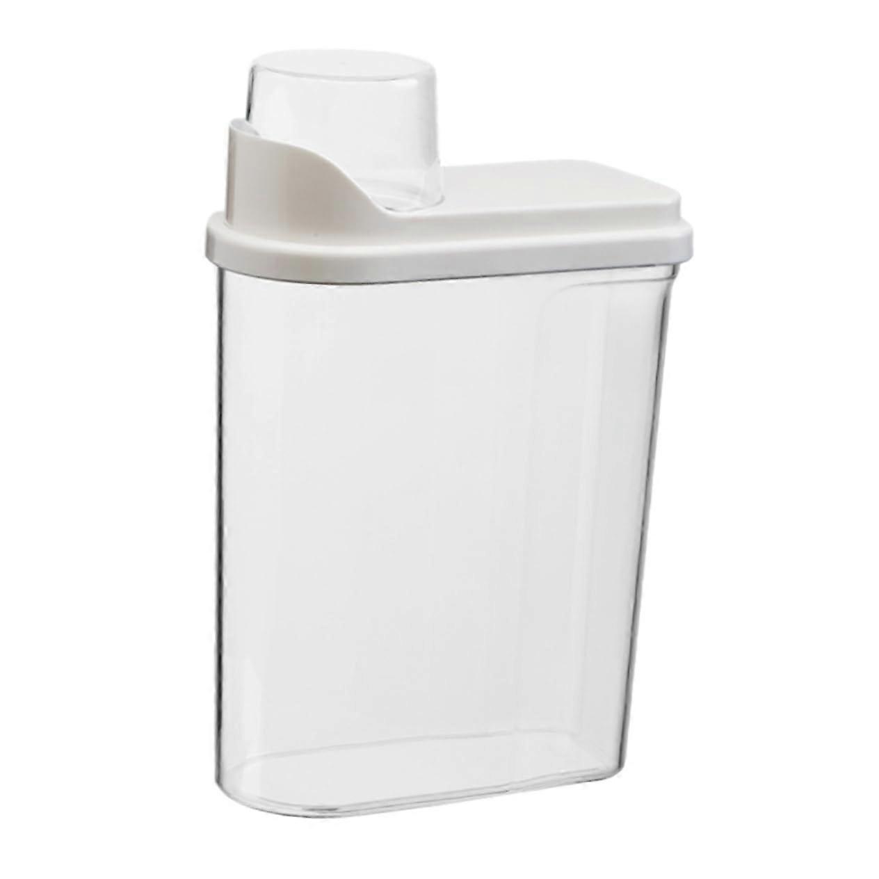 Transparent Pet Food Storage Container with Double Seal, Dustproof, Daily Portion Control, 1-Piece, Ideal for Dog and Cat Food
