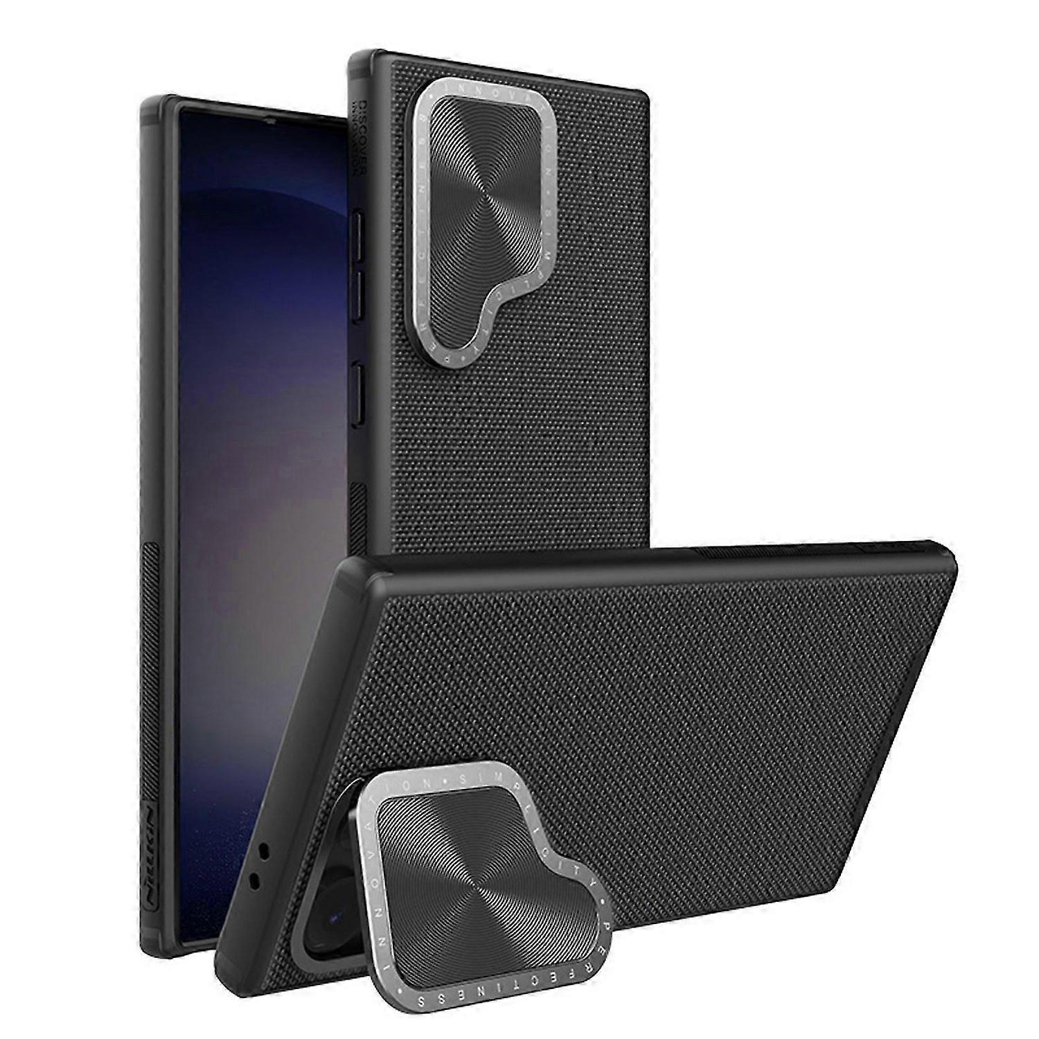 for Samsung Galaxy S24 Ultra Case with Camera Kickstand, Heavy Duty Military Grade Protective Case f