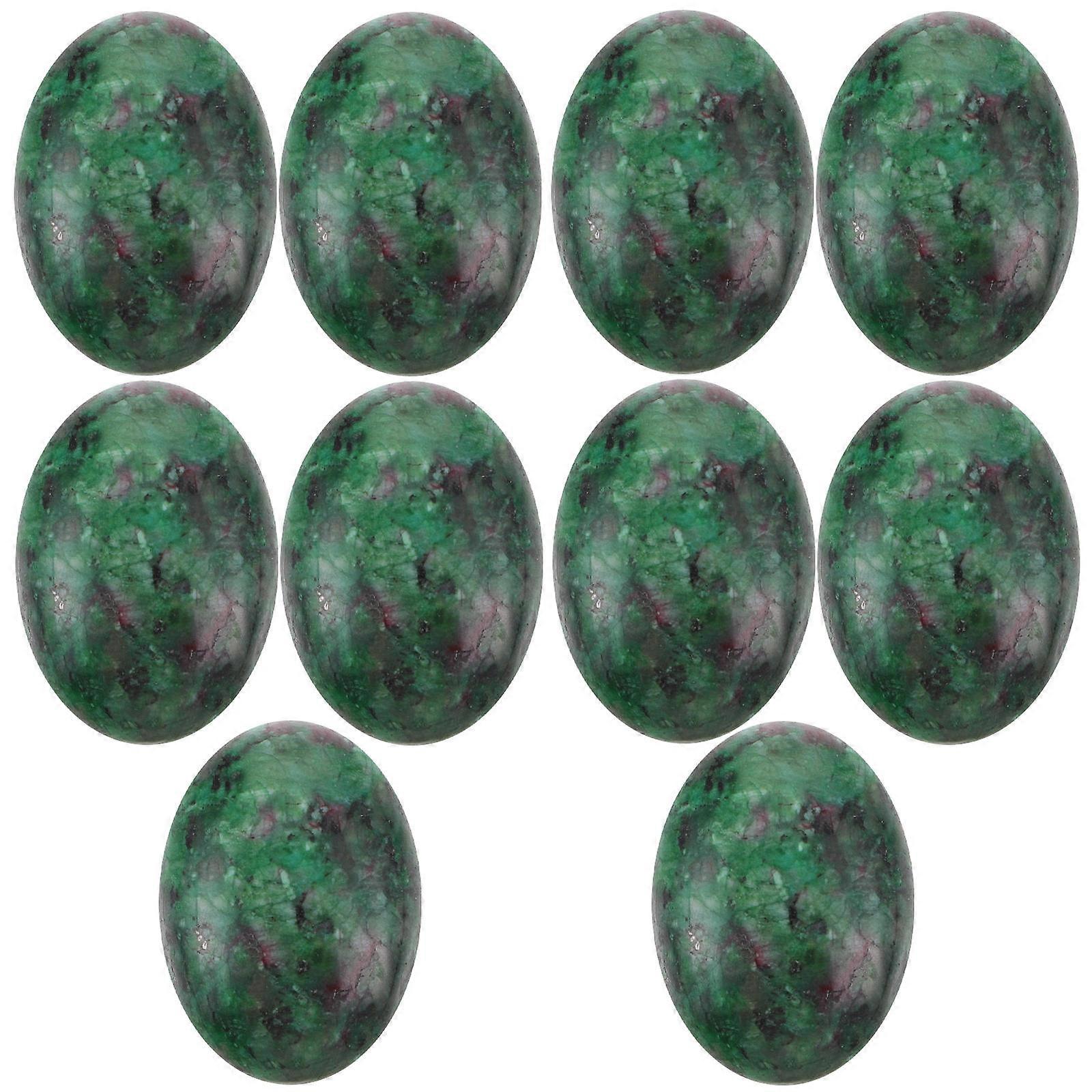 5pcs Natural Stone Cabochons Beads for DIY Jewelry Making – Multi Functional Flat Back Gemstone Accessories for Necklaces, Bracelets & Crafts