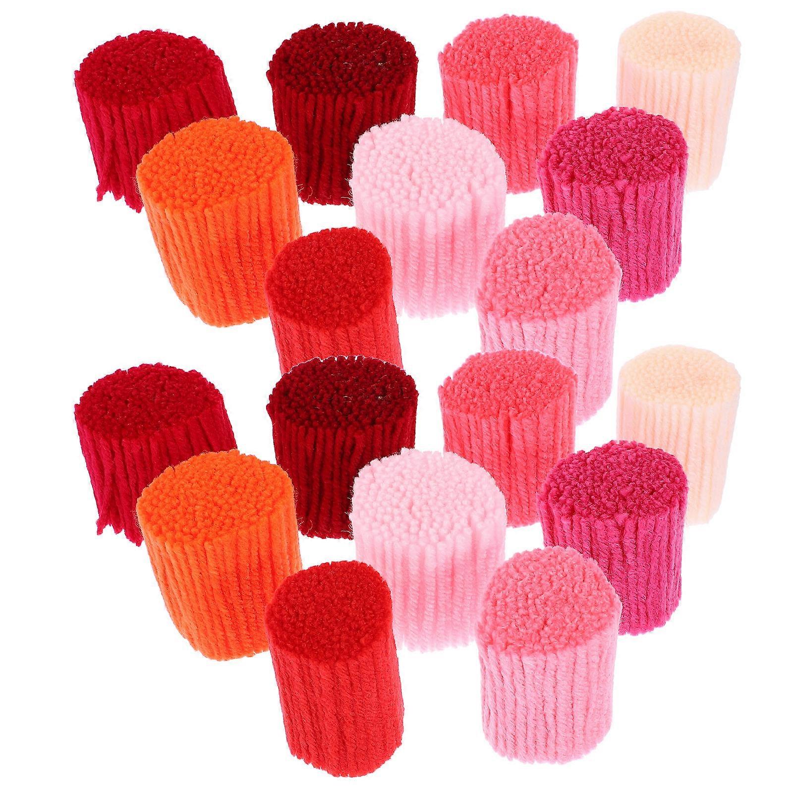 DIY Latch Hook Yarns Made of Durable Acrylic Fibers for Decor Assorted Color 18pcs