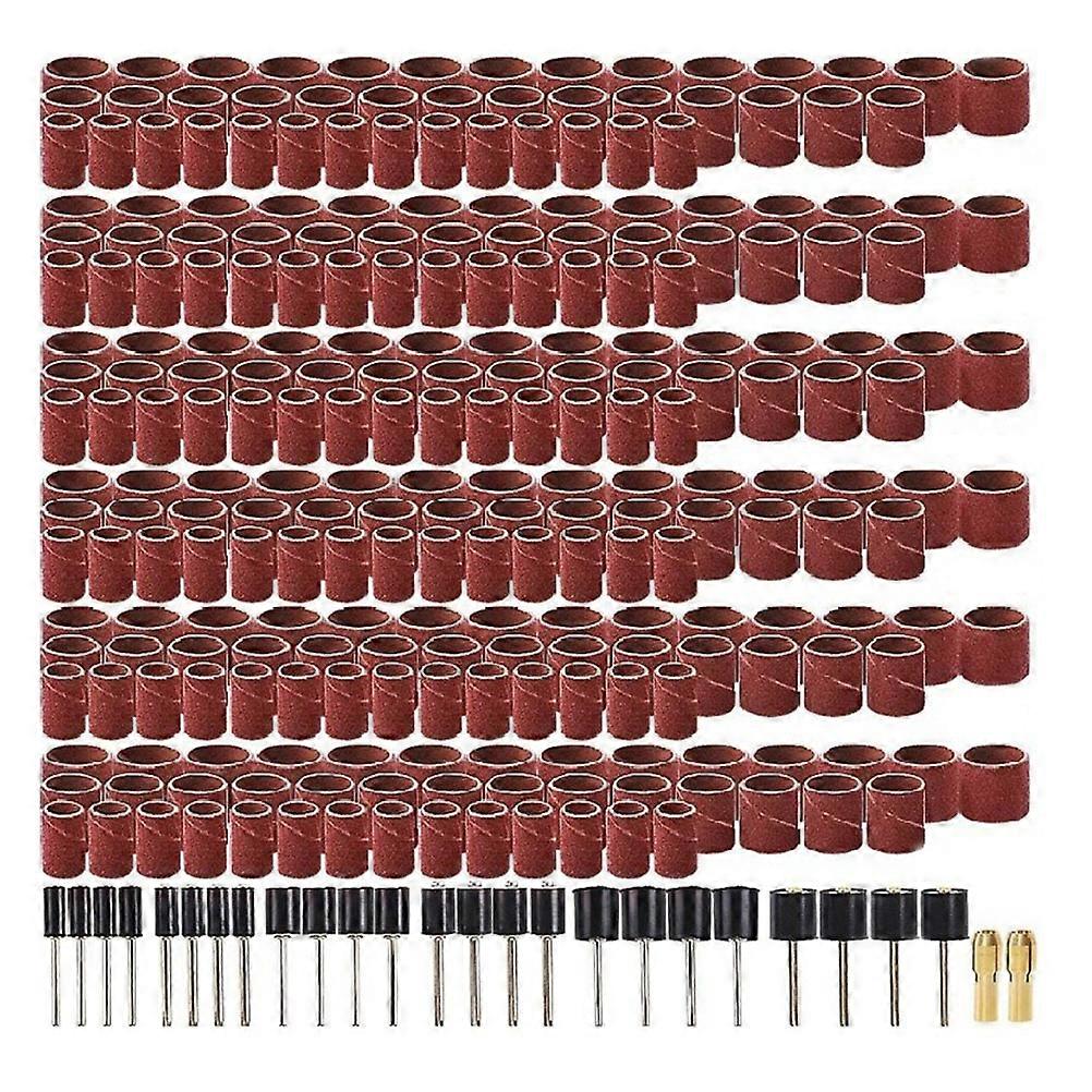 Polishing And Grinding Sanding Discs 458 Pcs For Surface Preparation Red Color Universal Design Durable Quality