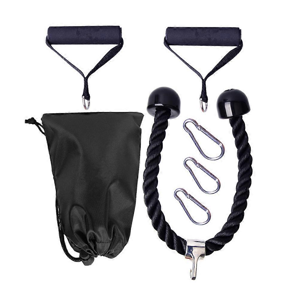 Practical Pulling Rope for Fitness Training in Gym or Home Workout, Heavy Duty Cable Pulling Design, 1 Set