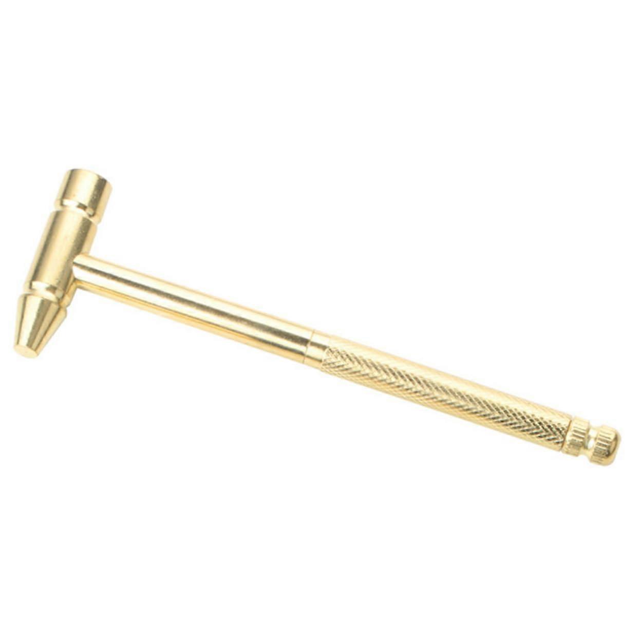 Small Multifunction Copper Hammer With Built-In Screwdriver - Mini Hammer For Watchmakers And Jewelers