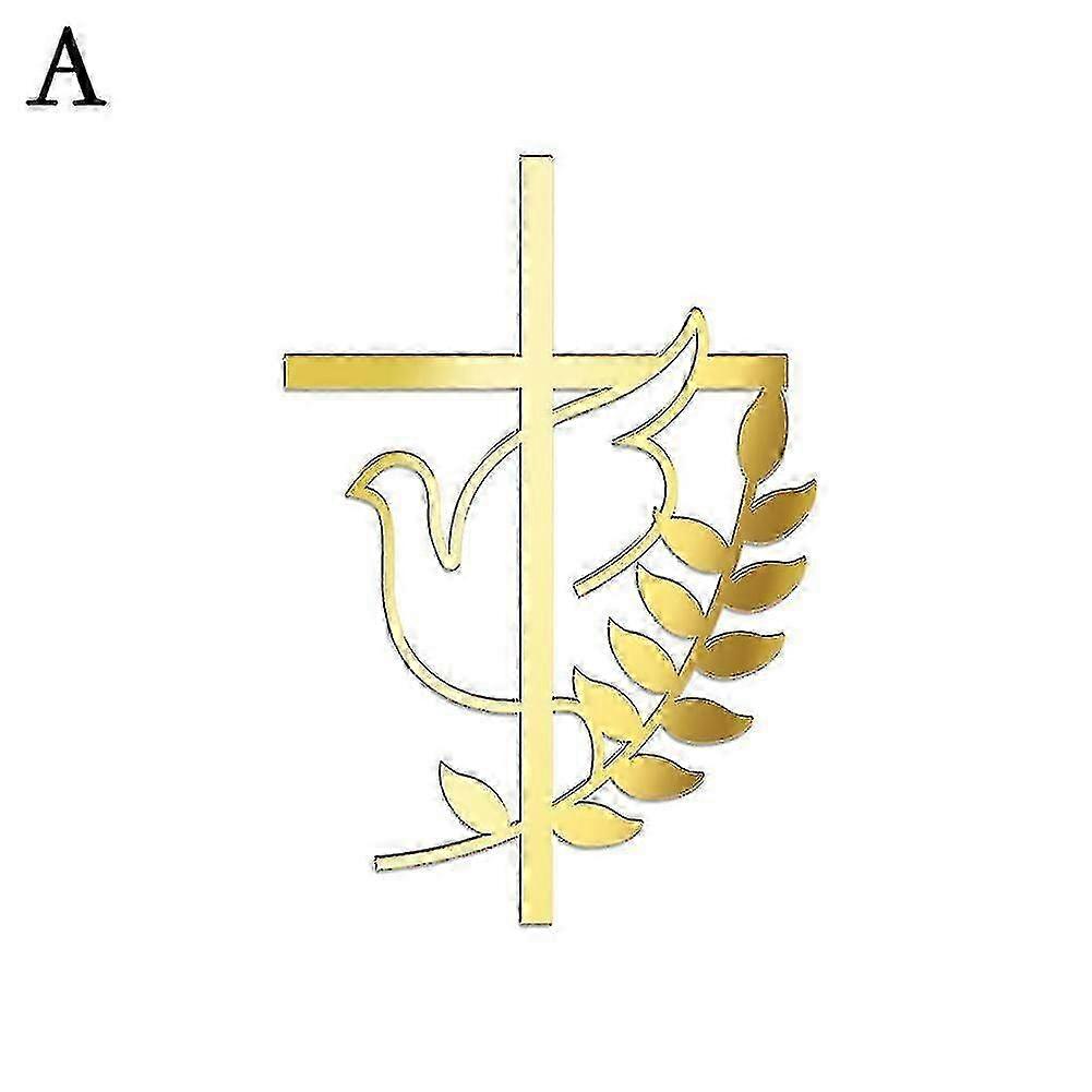Acrylic Cake Topper: Dove Cross & Baptism Cake Decorations