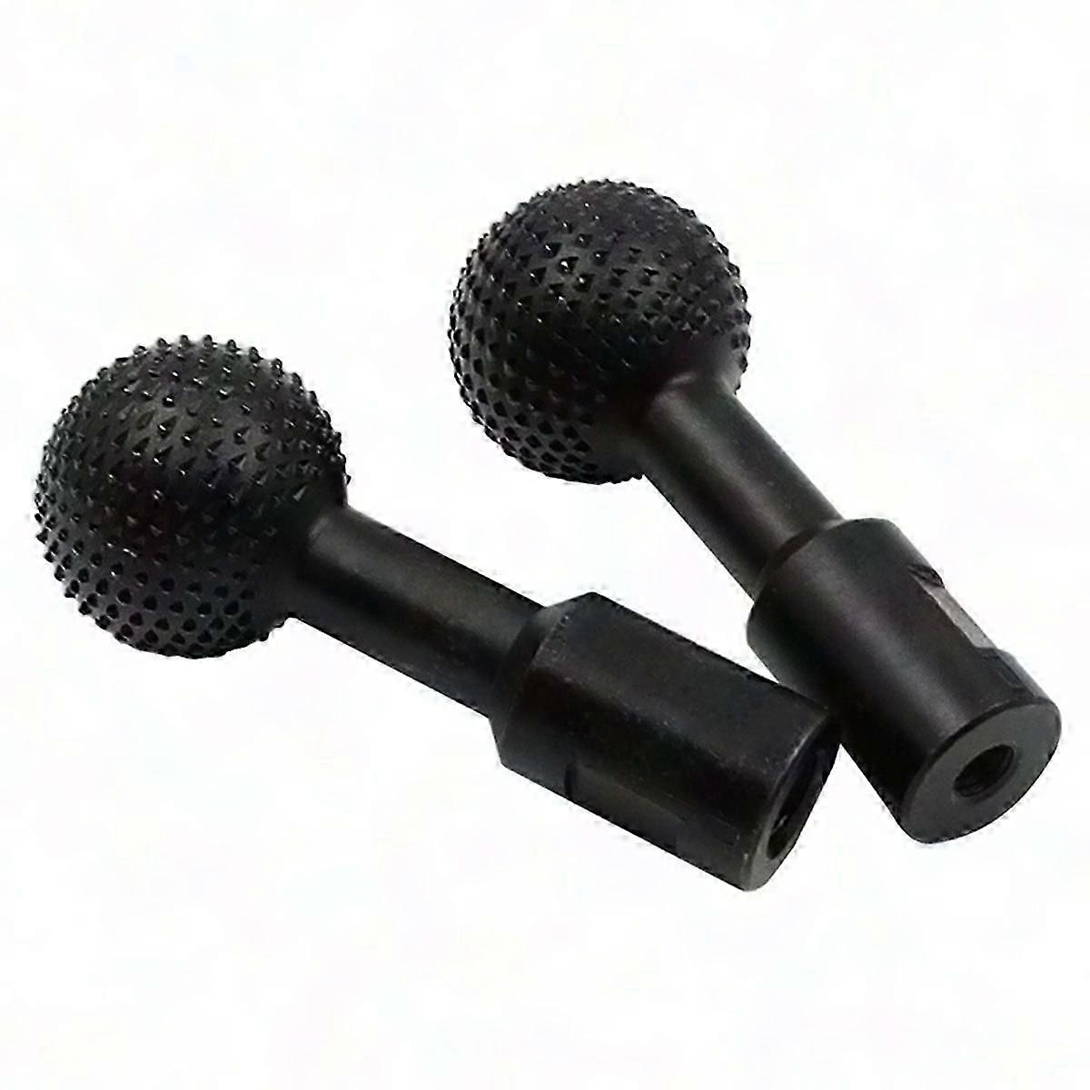 2PCS 10MM+14MM Angle Grinder Ball Grinding Chisel Knife File Woodworking Tool Set