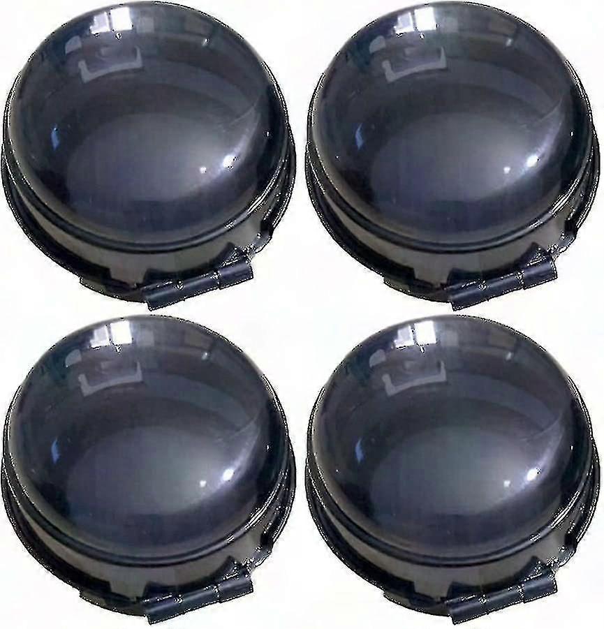 Gas Stove Knob Covers - Child Safety Protector for Cooker Knobs (4pcs, Black)