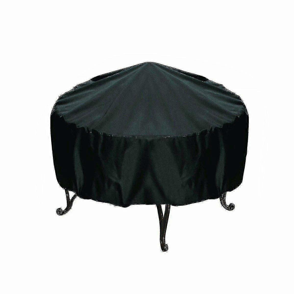 Round Outdoor Firepit Cover, Waterproof, Dustproof, UV-Resistant