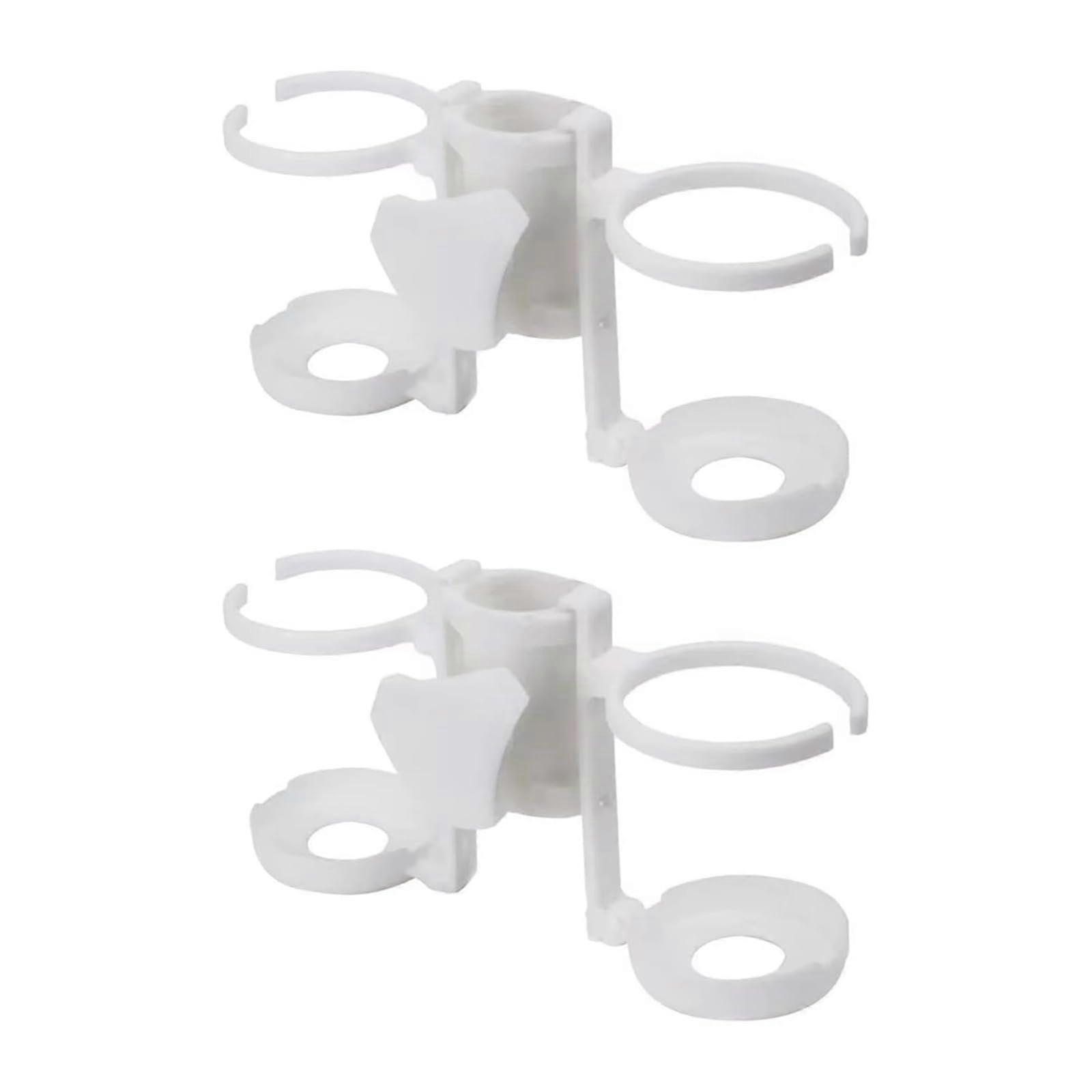 Umbrella Cup Holder with Secure Clamps for Drinks at Poolside, Beach, or Backyard Poles
