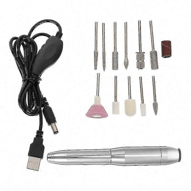 1set Manicure Machine for Nails Professional Electric Nail Drill Kit with Bits