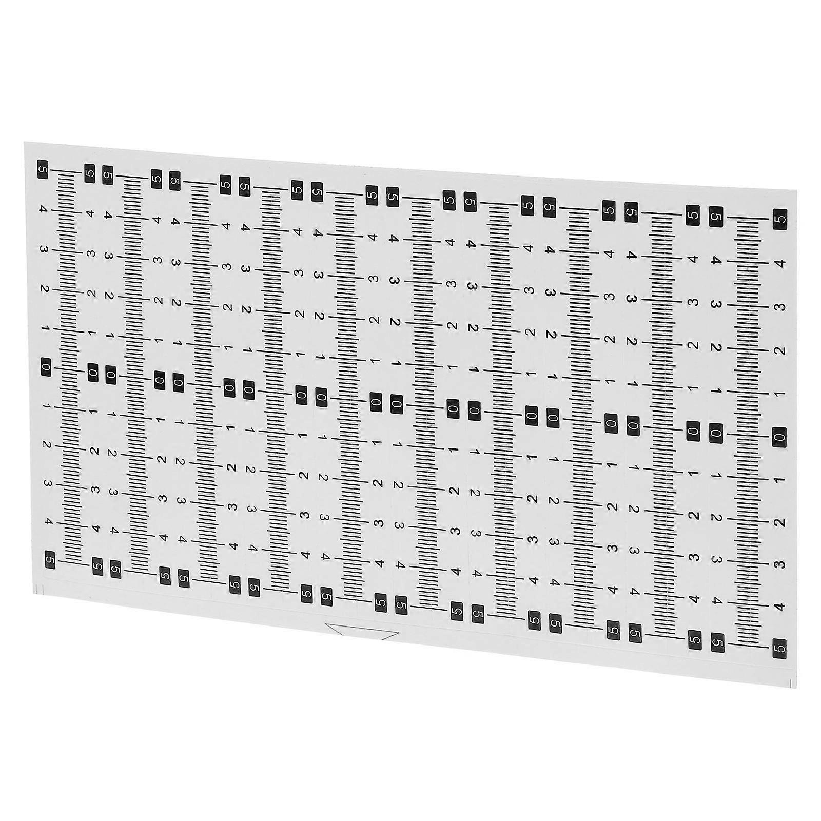 Adhesive Ruler Sticker Measuring Tools Humid Environments Plastic Pvc Multi Rectangular Self-Adhesive Design Labeling 21Pack