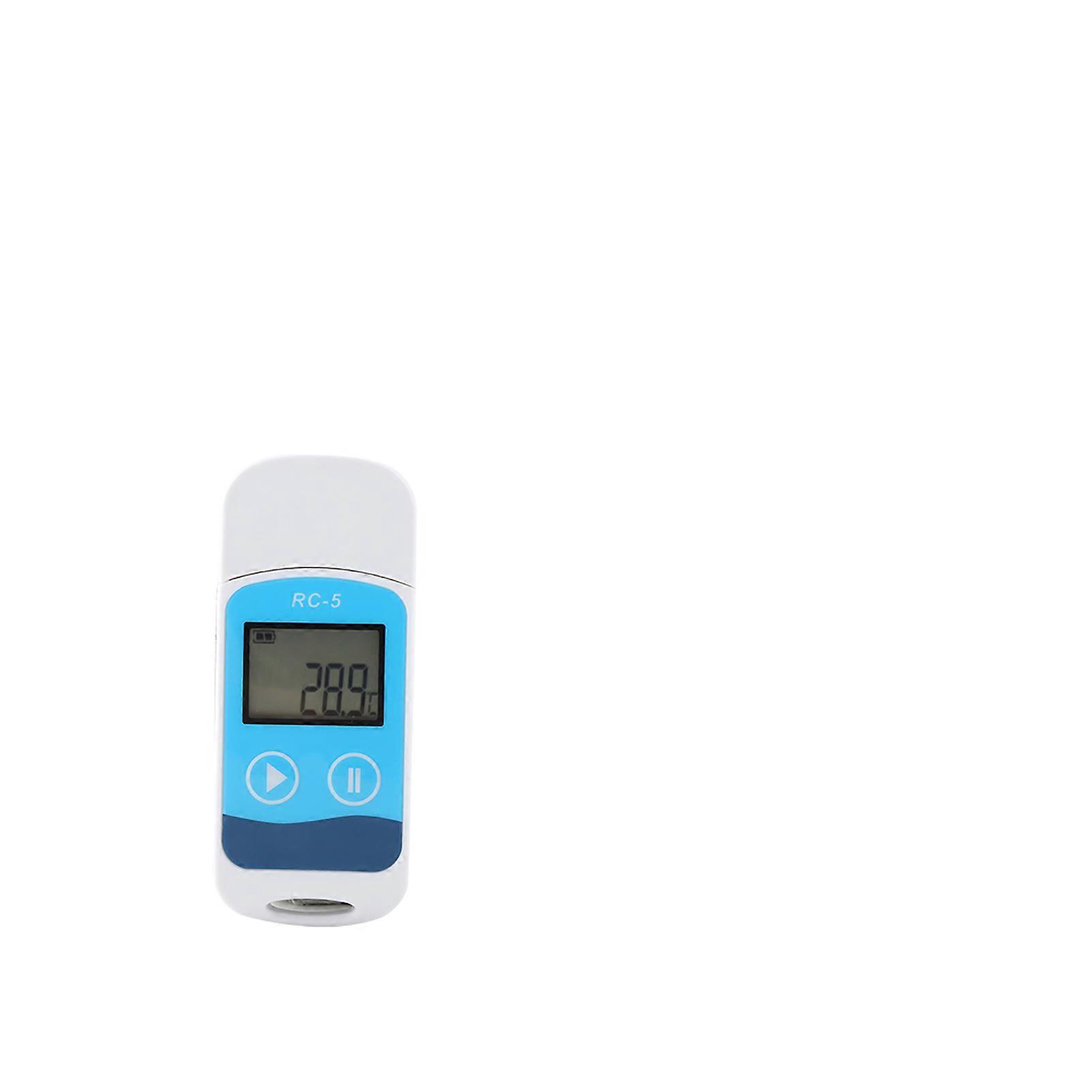 Portable RC-5 Temperature Data Logger with Mini LCD Display 32000 Points Internal Sensor for Accurate Monitoring and Recording