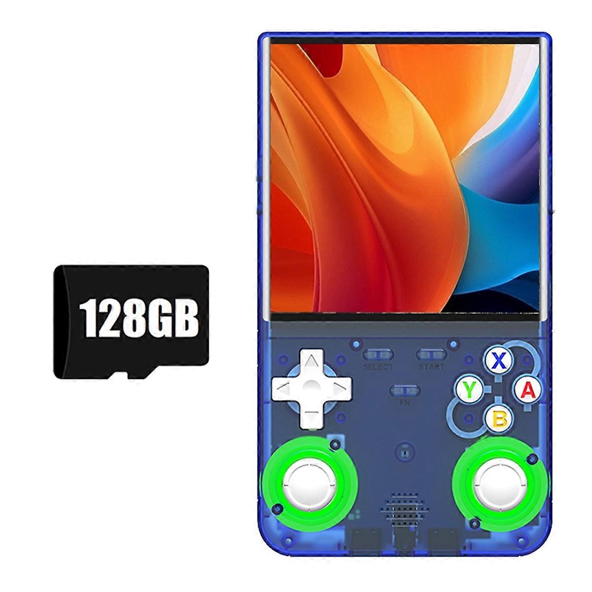 R36 Ultra Retro Handheld Video Game Console 128GB 20000+ Games 4.0 Inch Screen 3D Joystick Linux Po